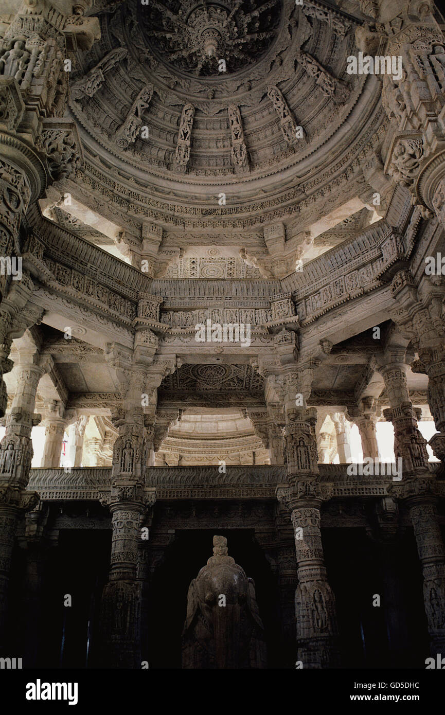 Dilwara temple Stock Photo