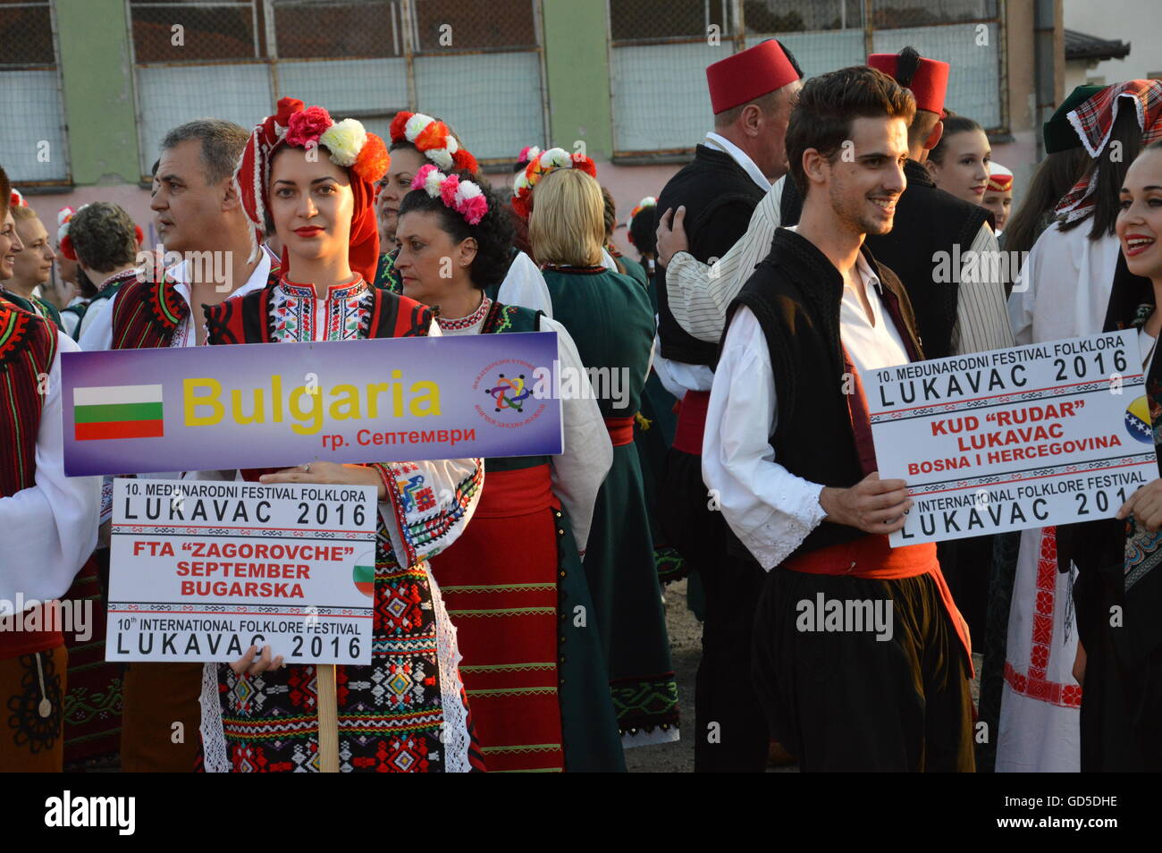 10 International festival folklore in Lukavac,Bosnia Stock Photo - Alamy