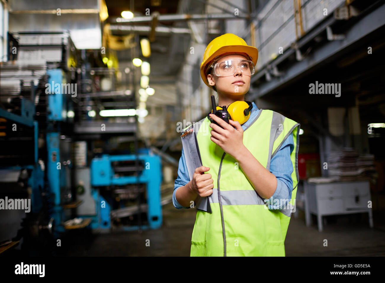 Pretty Engineers Pretty young engineer Stock Photo - Alamy