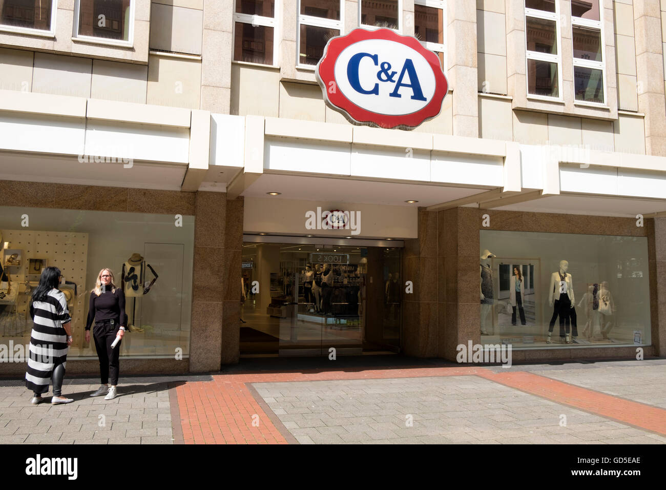 C&A department store, Dusseldorf, North RhineWestphalia, Germany Stock
