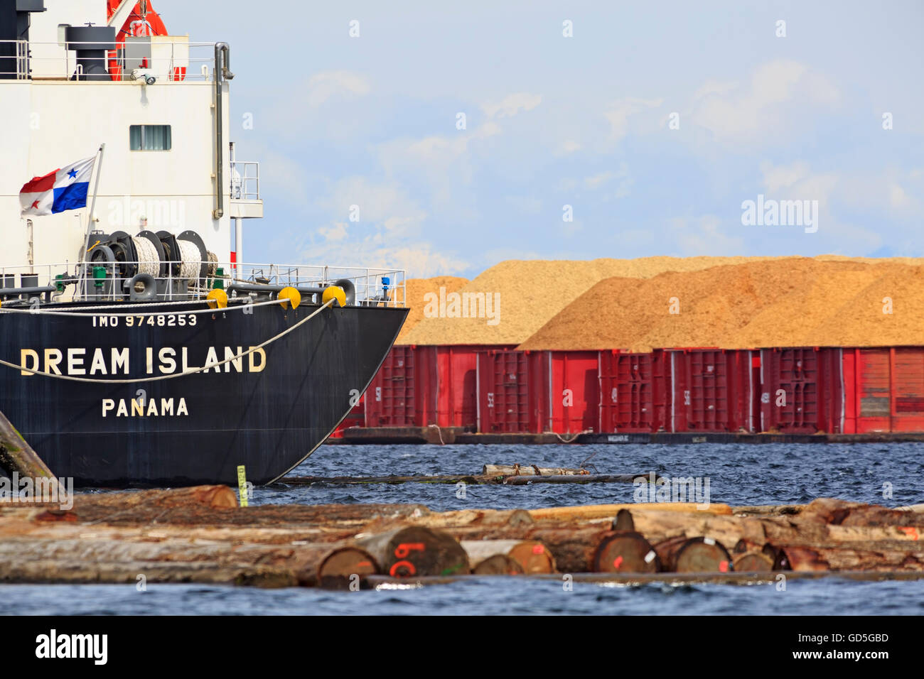 Wood chips pulp hires stock photography and images Alamy