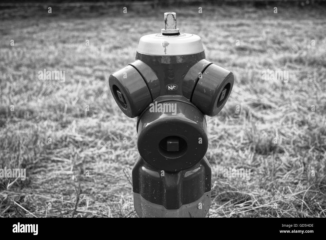 Fire hydrant rural, france, europe Stock Photo