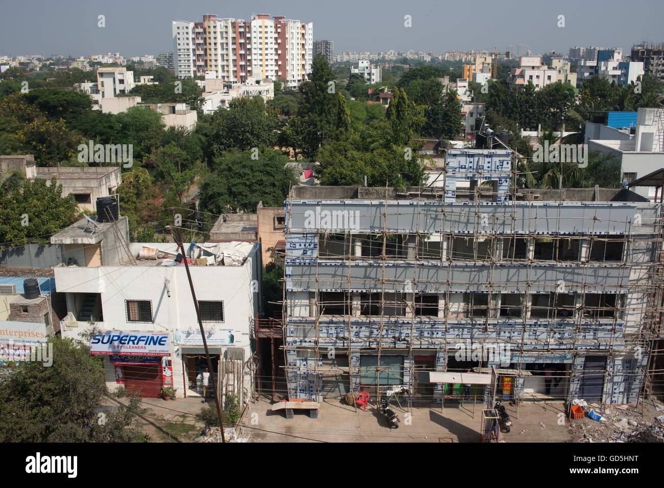 Residential area baner, pune, maharashtra, india, asia Stock Photo Alamy