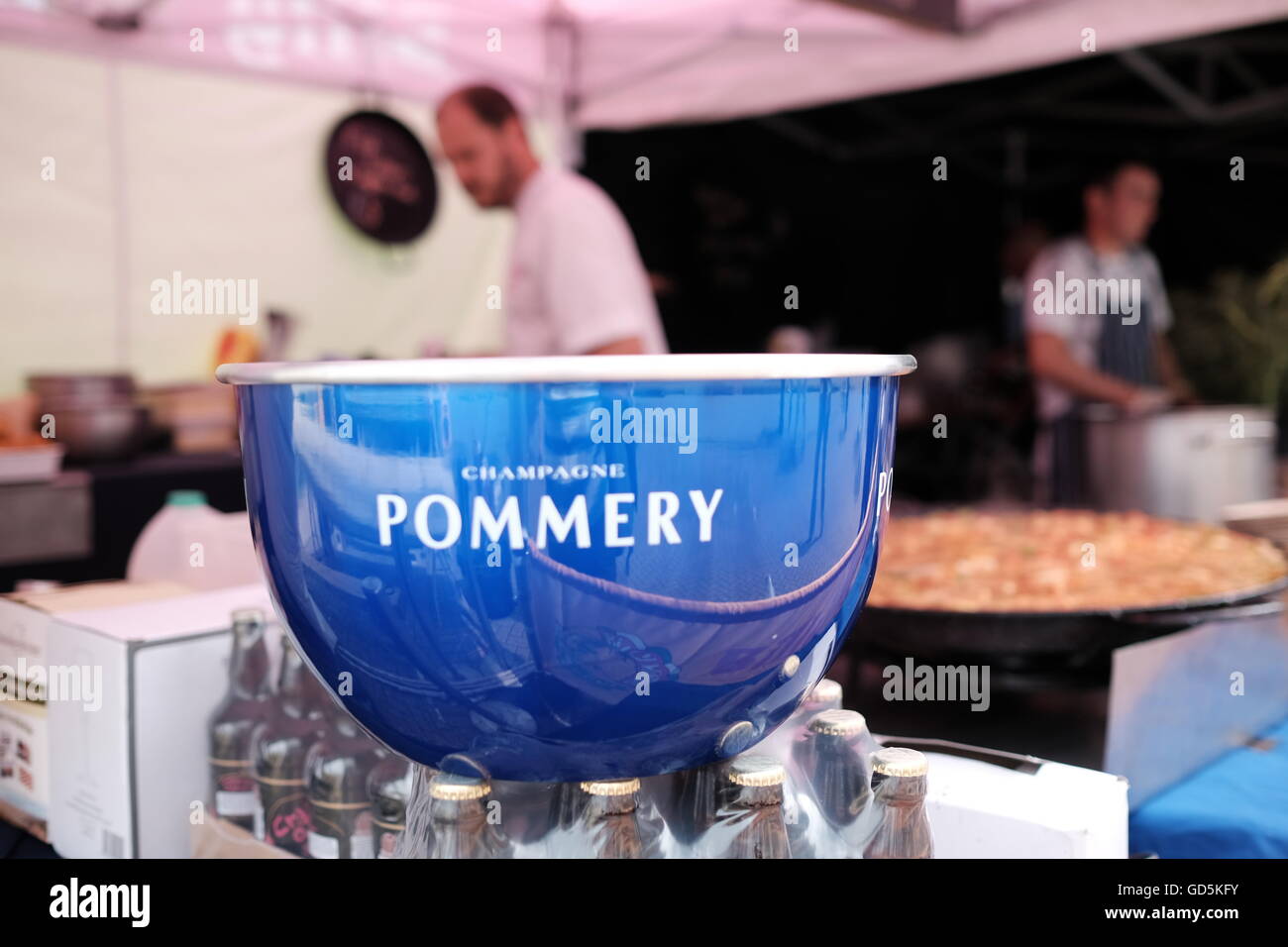 Pommery champagne Ice Bucket Stock Photo - Alamy
