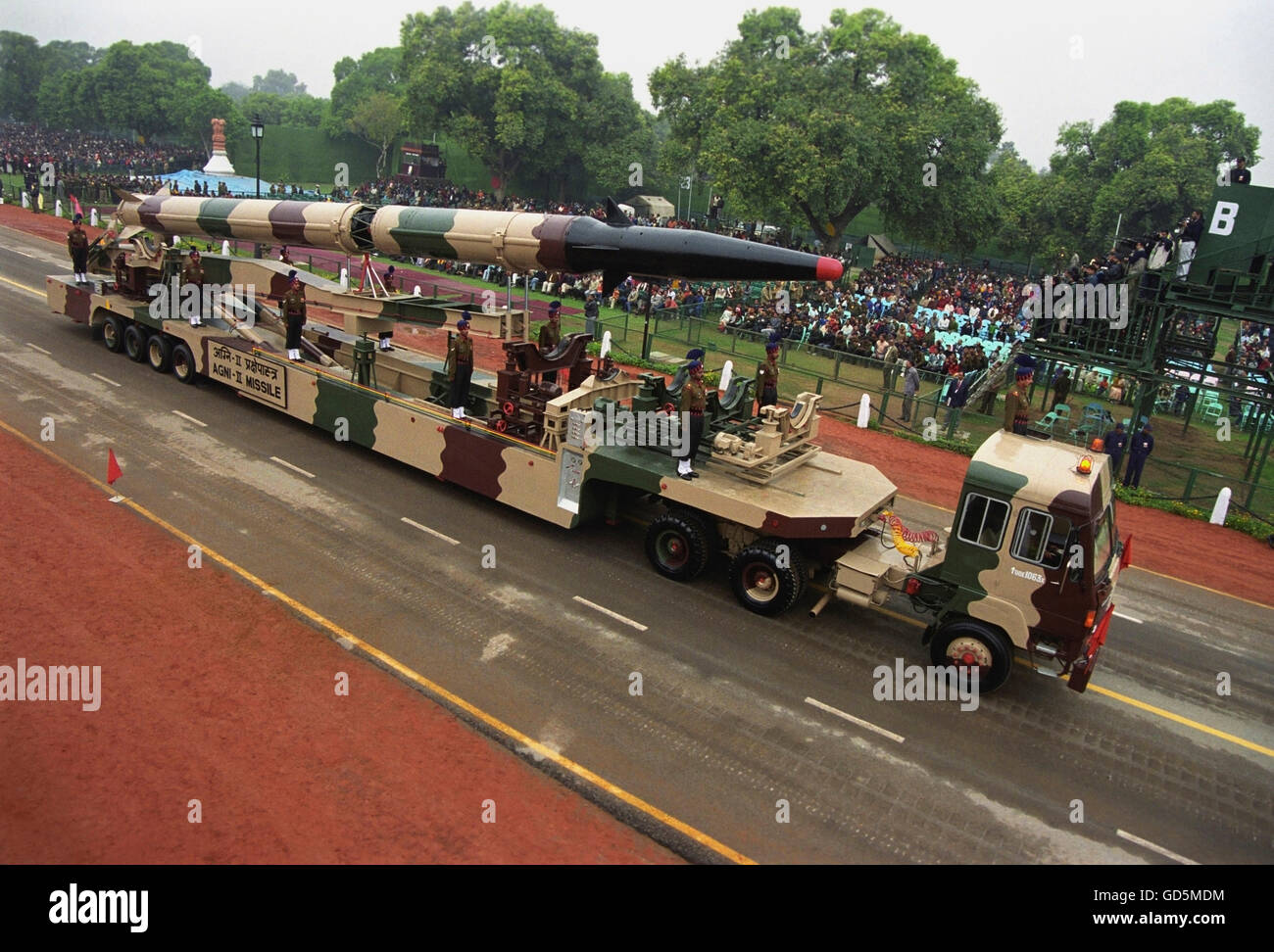 indian independence day parade missile
