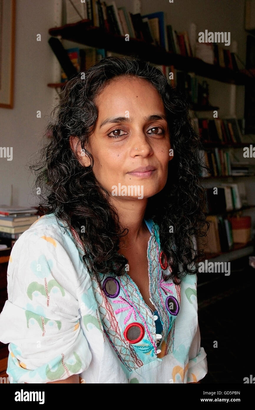 Arundhati Roy Stock Photo
