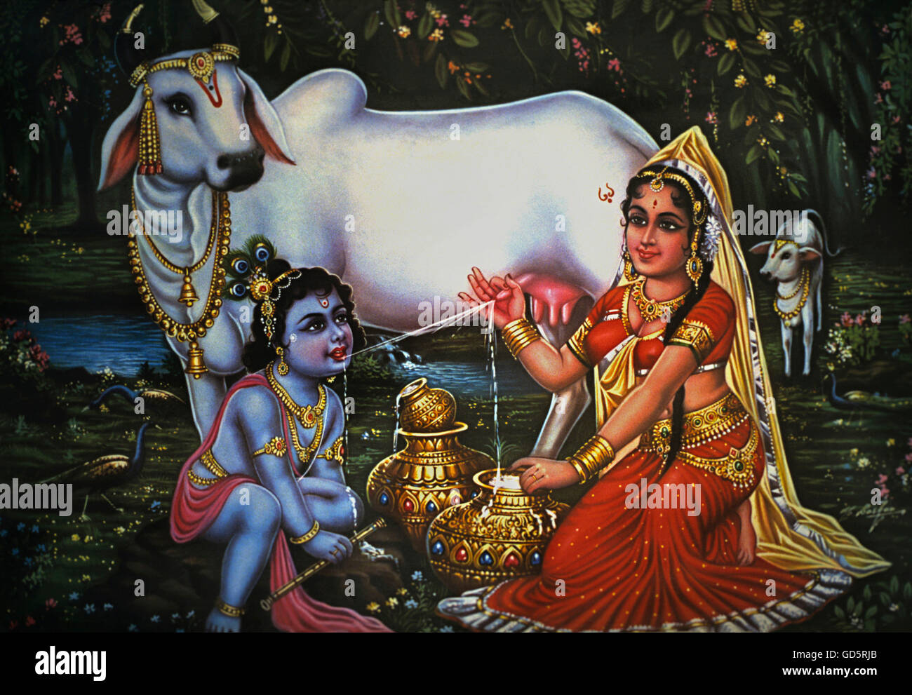 Poster of Krishna Stock Photo