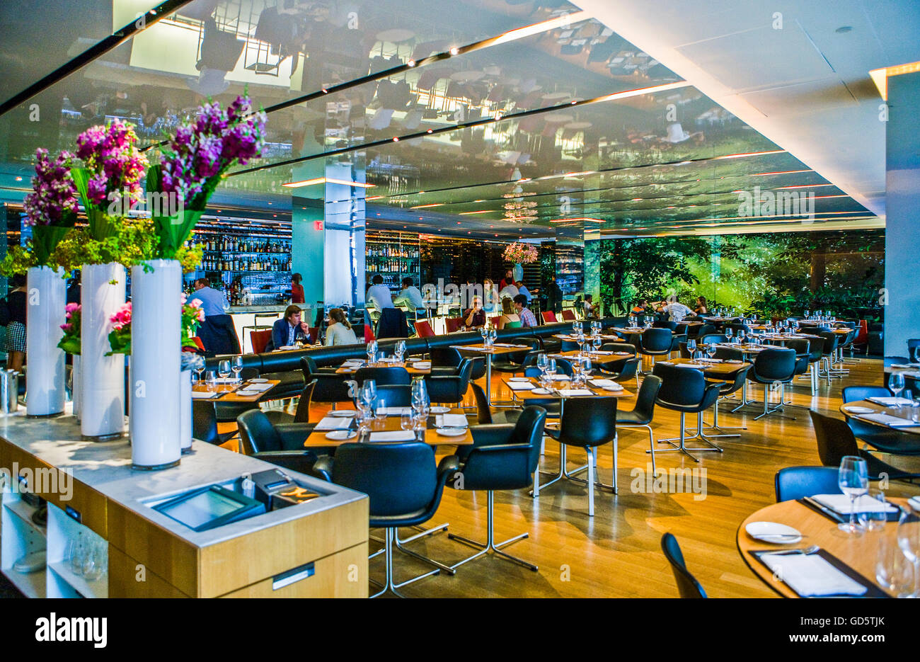 The Modern Restaurant Moma High Stock and Images Alamy