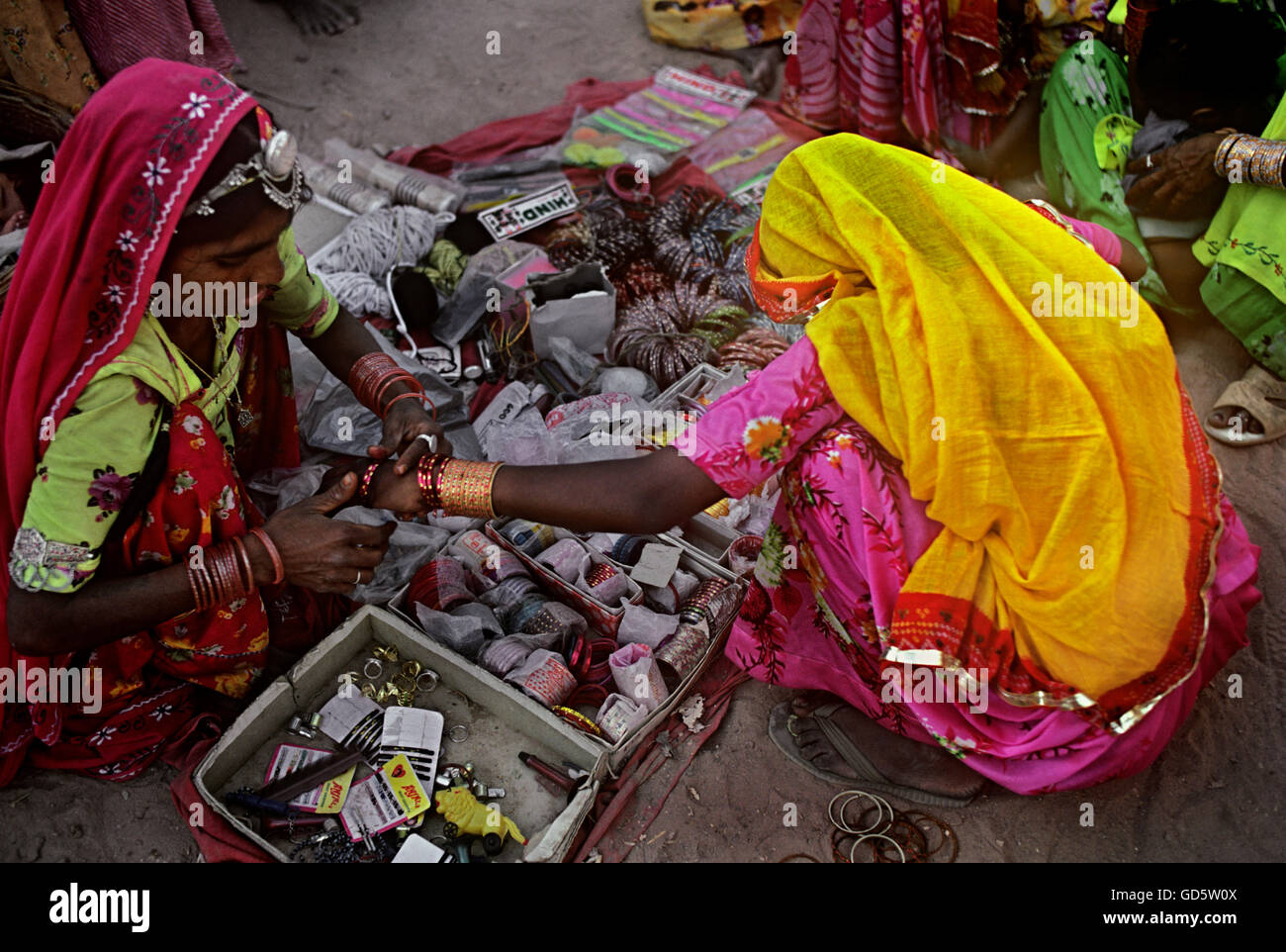 Bangle seller hires stock photography and images Alamy