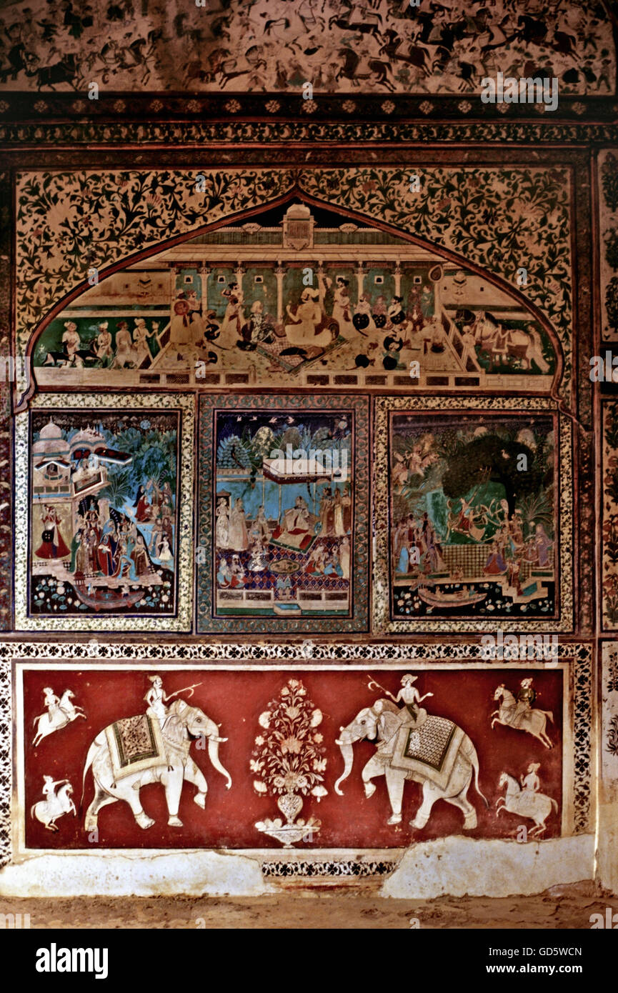 Wall paintings Stock Photo