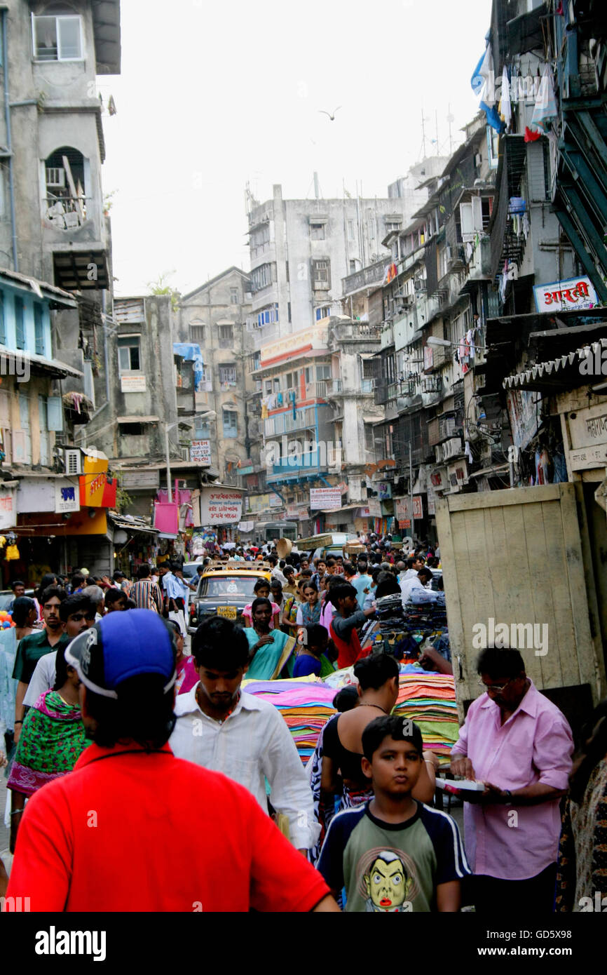 A crowded market place Stock Photo