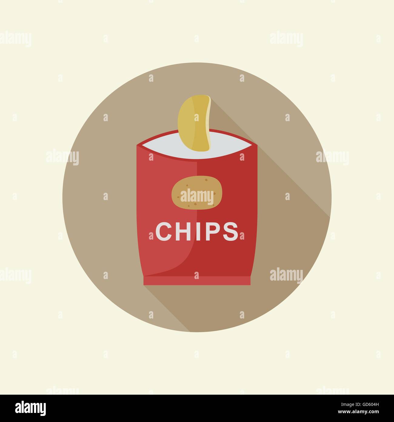 Potato chips icon Stock Vector Image & Art Alamy