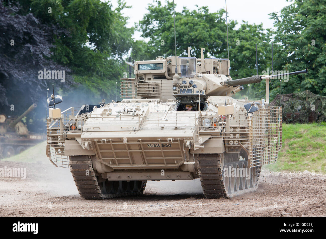 Tankfest, bovington, 2016 Warrior 510 infantry fighting vehicle Stock Photo