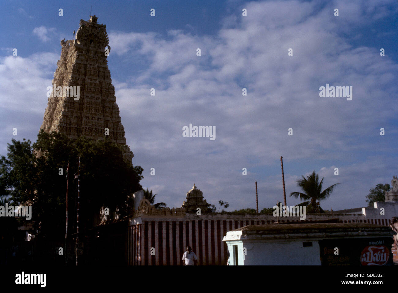 Suchindram temple Stock Photo