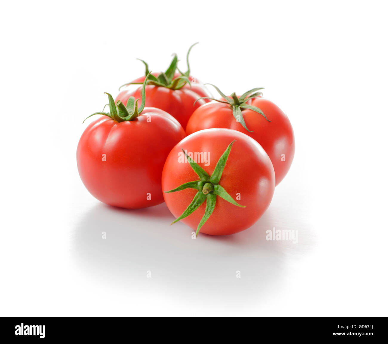 Fresh Red Tomato Isolated on White Background Stock Photo - Alamy