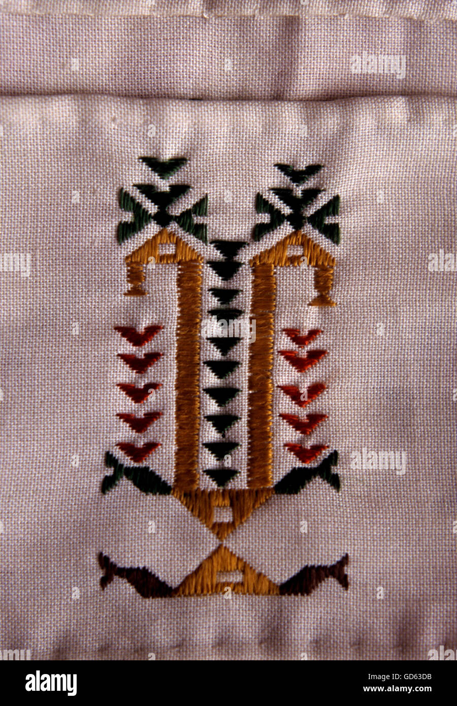 Embroidered textile Stock Photo Alamy