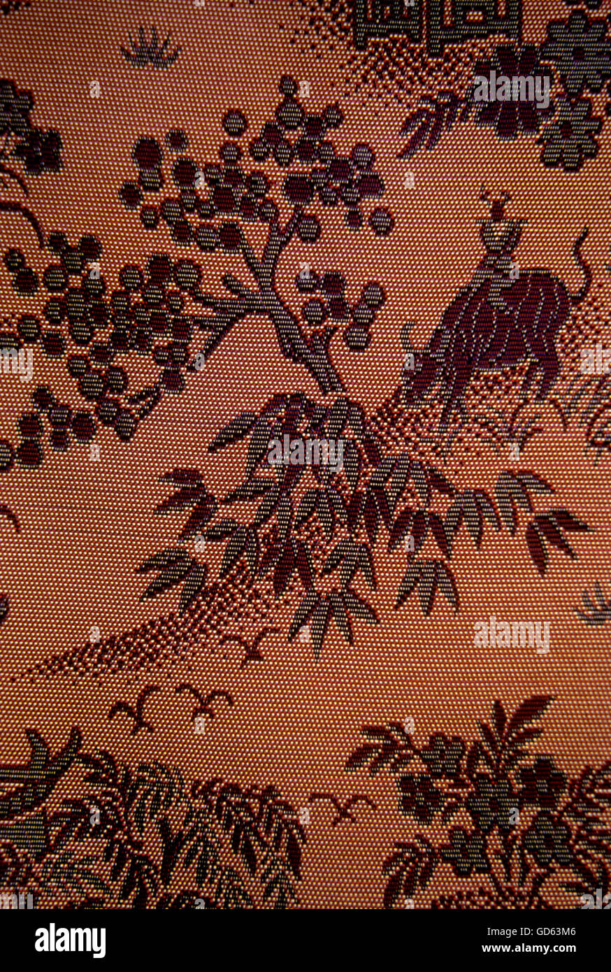 Chinese silk brocade Stock Photo - Alamy