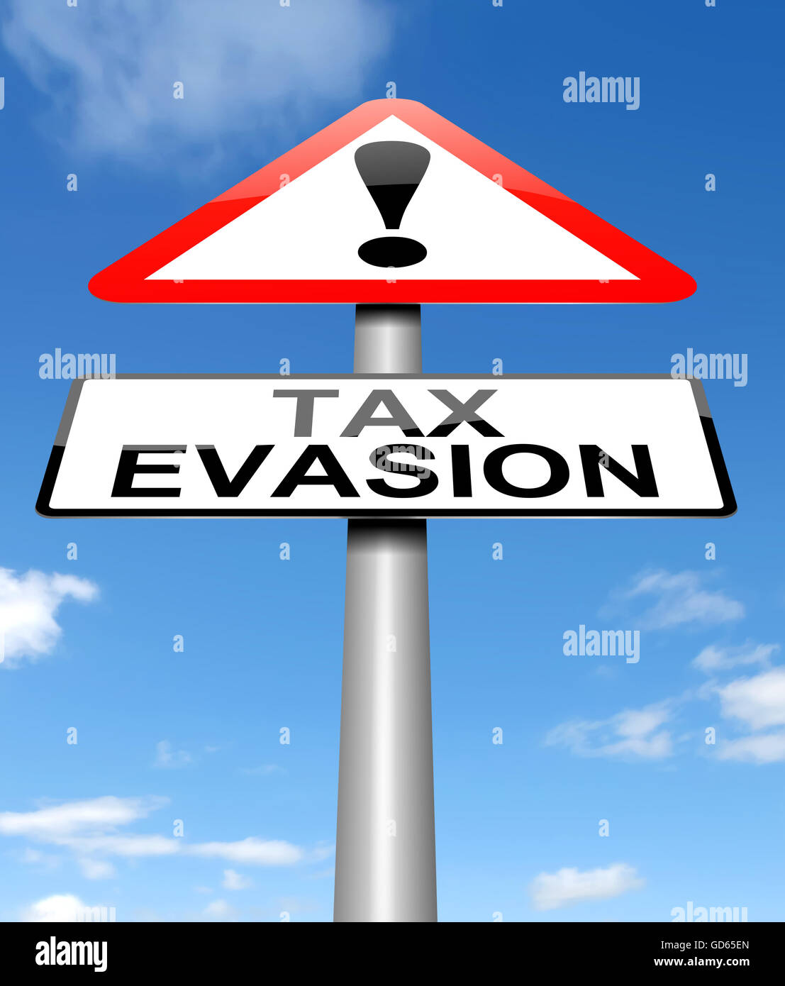 Tax evasion concept Stock Photo Alamy