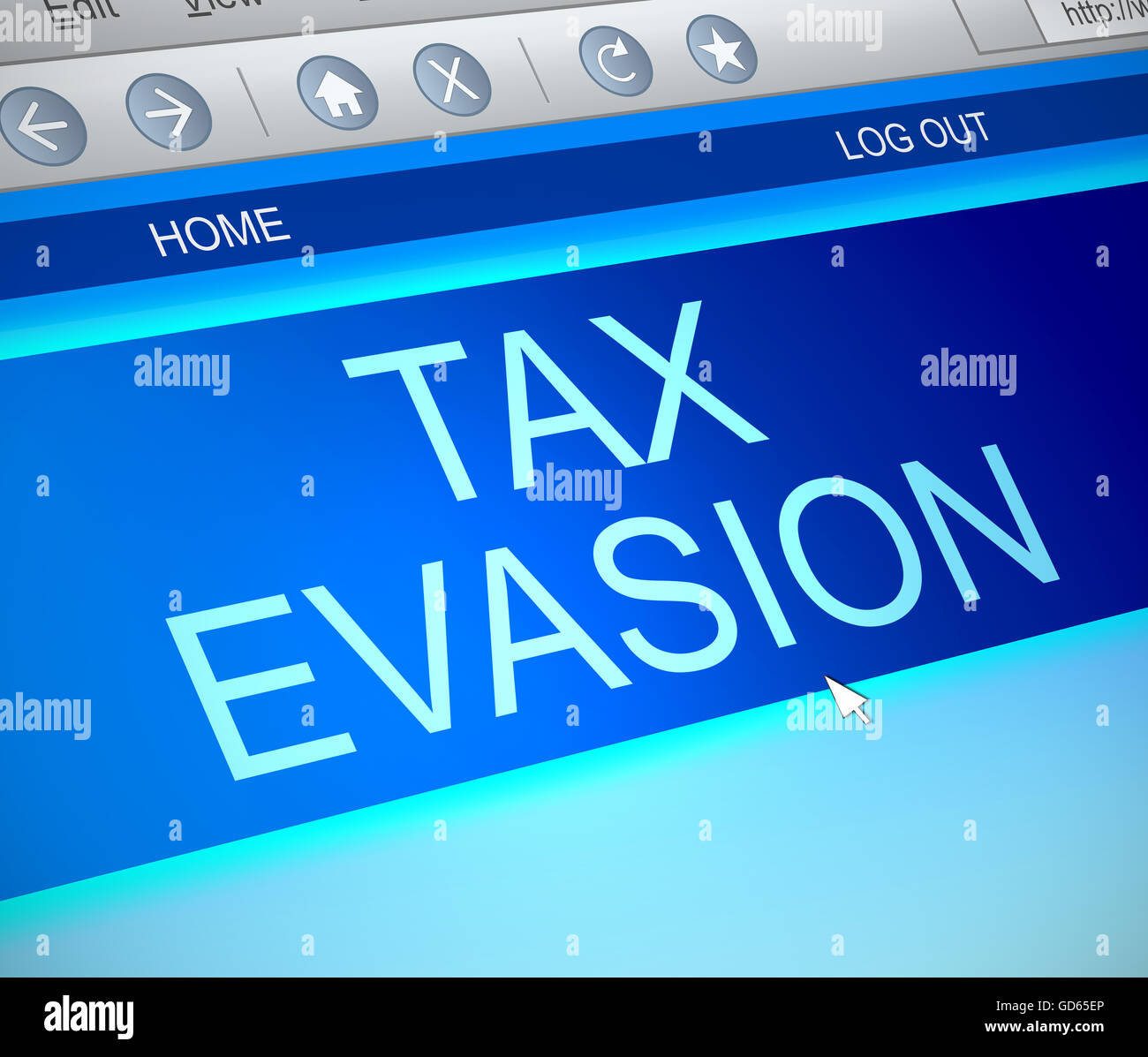 Tax evasion concept Stock Photo Alamy