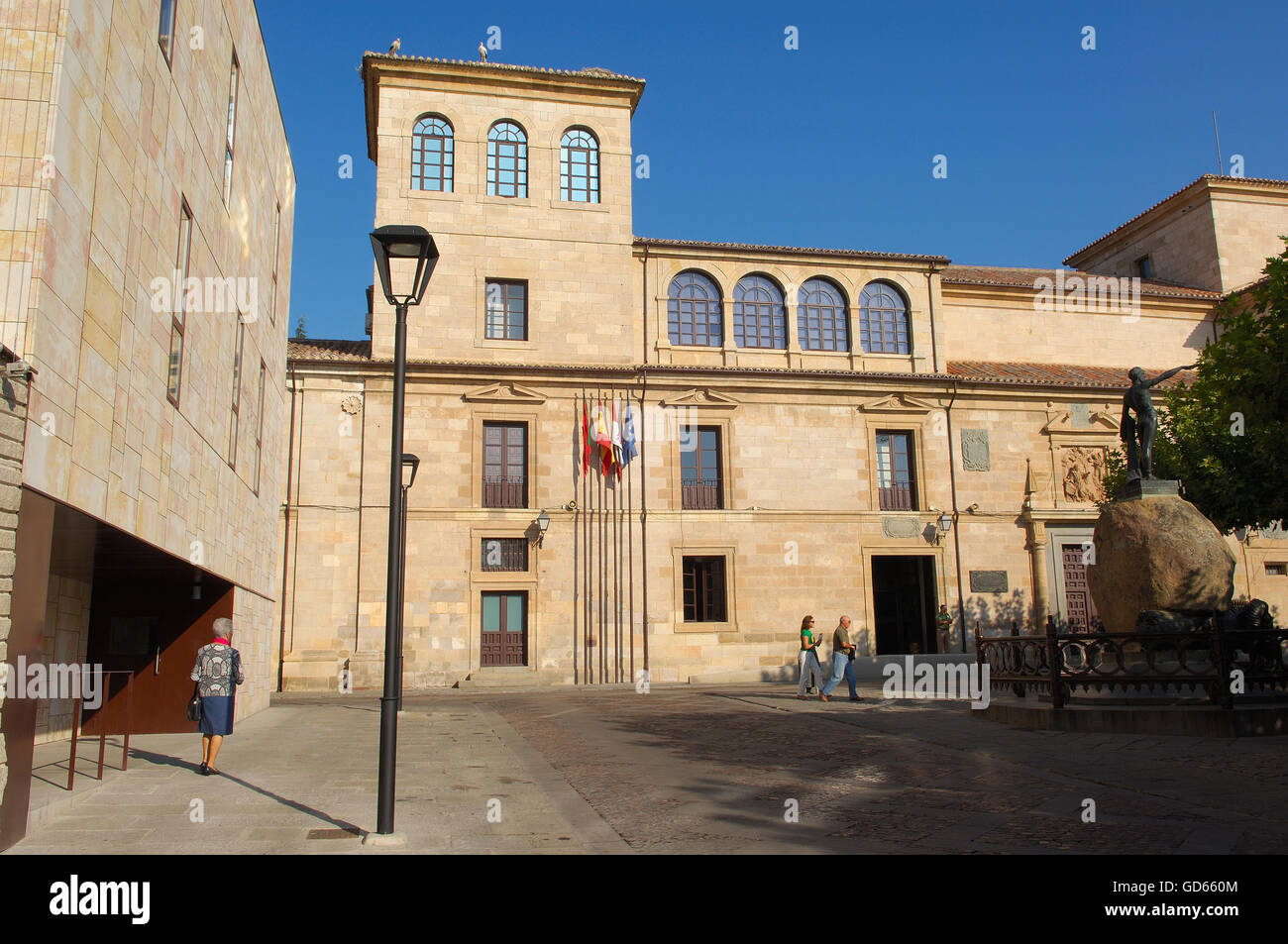 Zamora, Palacio de la Diputacion Provincial, Viriato Square, Castilla-Leon, Spain Stock Photo