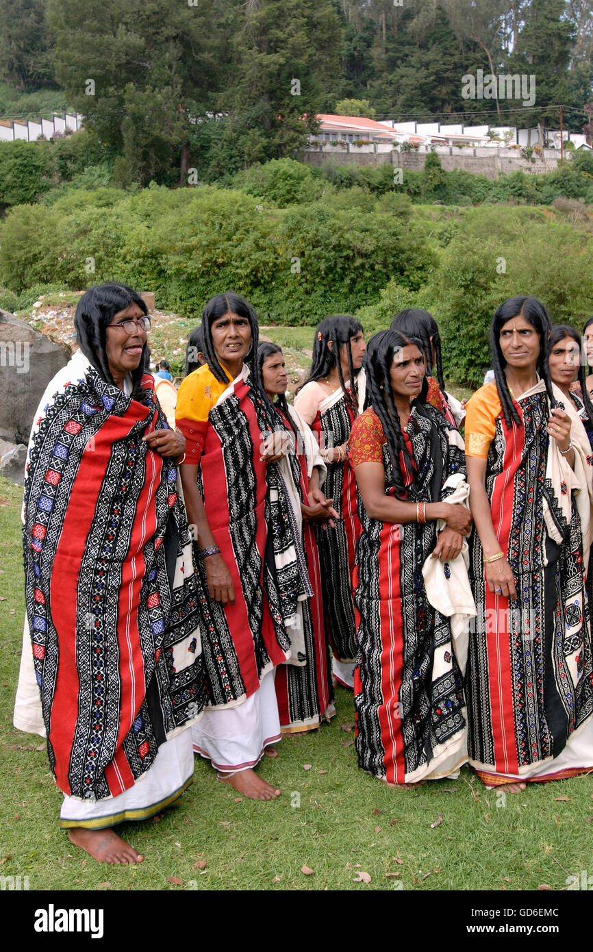 Women of Todas tribe Stock Photo - Alamy