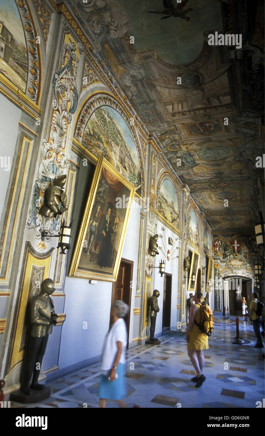 The Grand Masters Palace in the old City of Valletta on Malta in