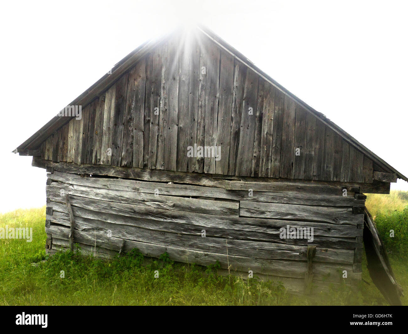 old wooden shed Stock Photo - Alamy