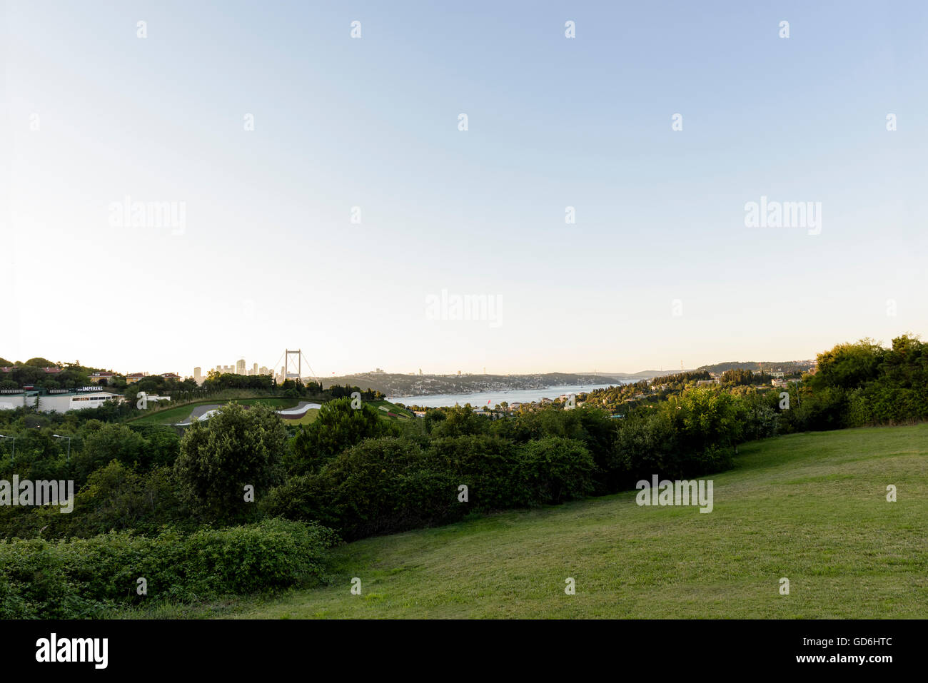 Sunset time of Istanbul Bosphorus Stock Photo - Alamy