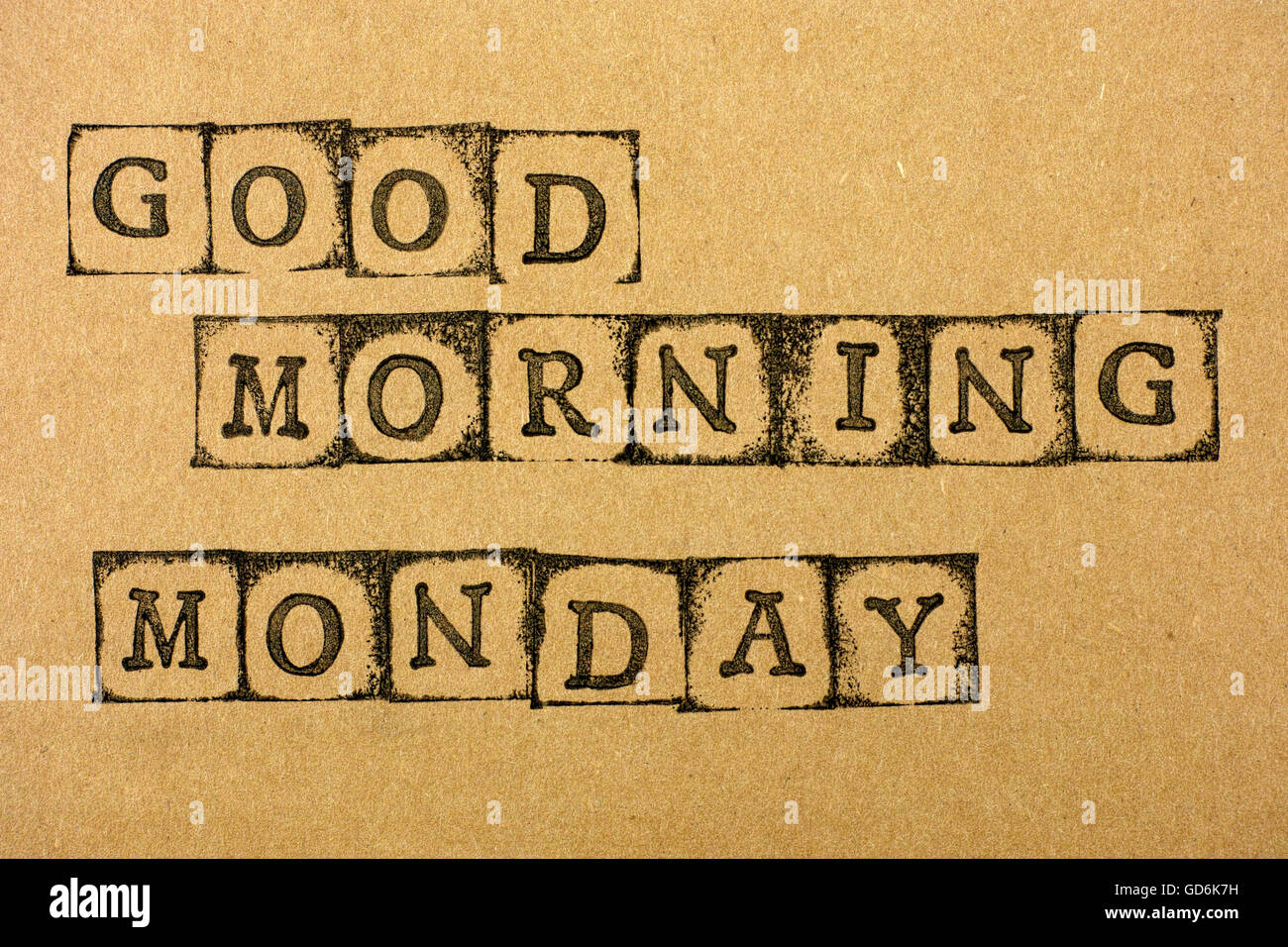 Good morning monday hi-res stock photography and images - Alamy