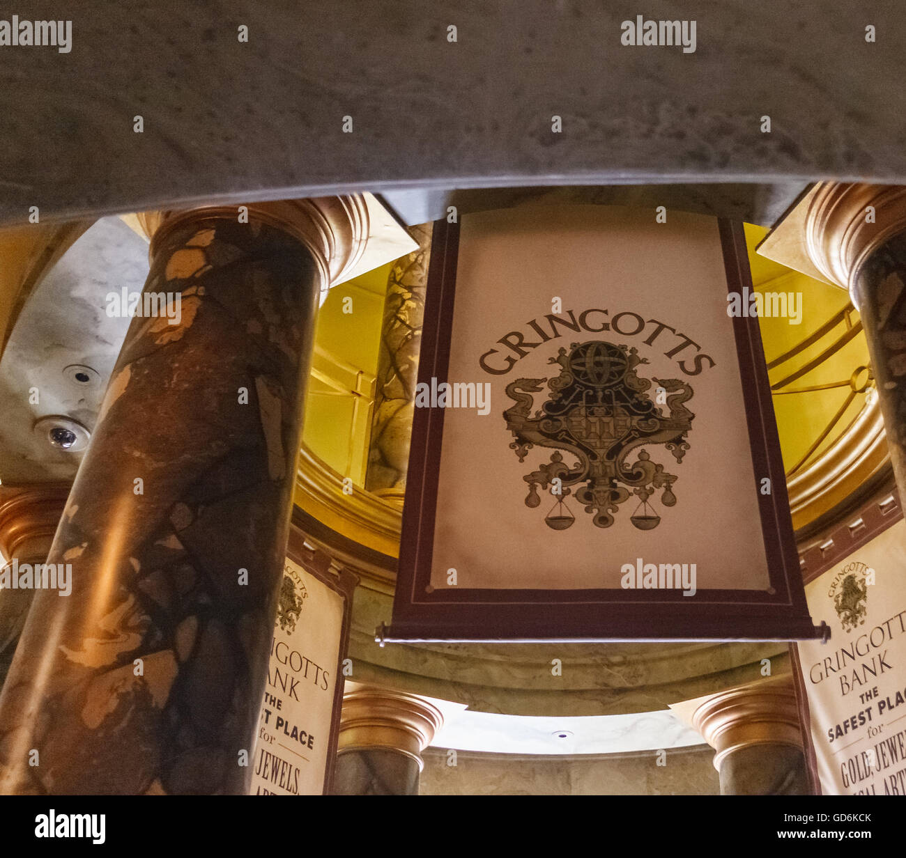 Gringott - Diagon Alley - Universal Studios Florida Stock Photo