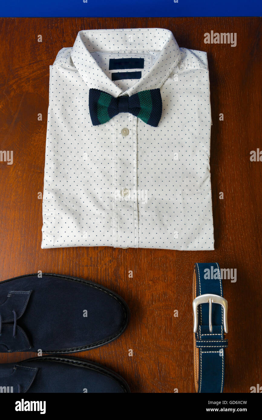 mens polka dot shirt outfit