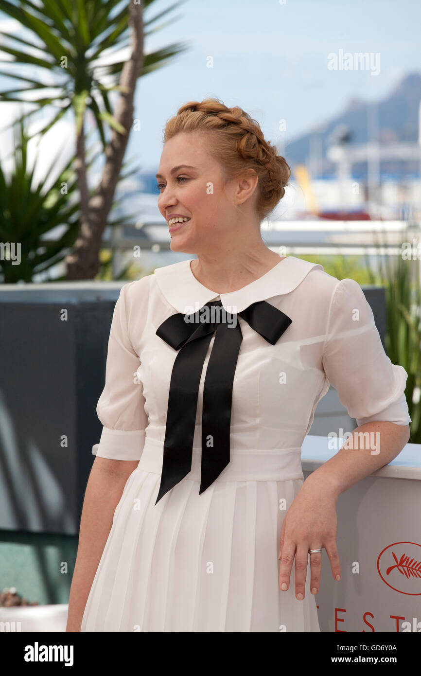 Actress Malina Manovici at the gala screening for the film Graduation