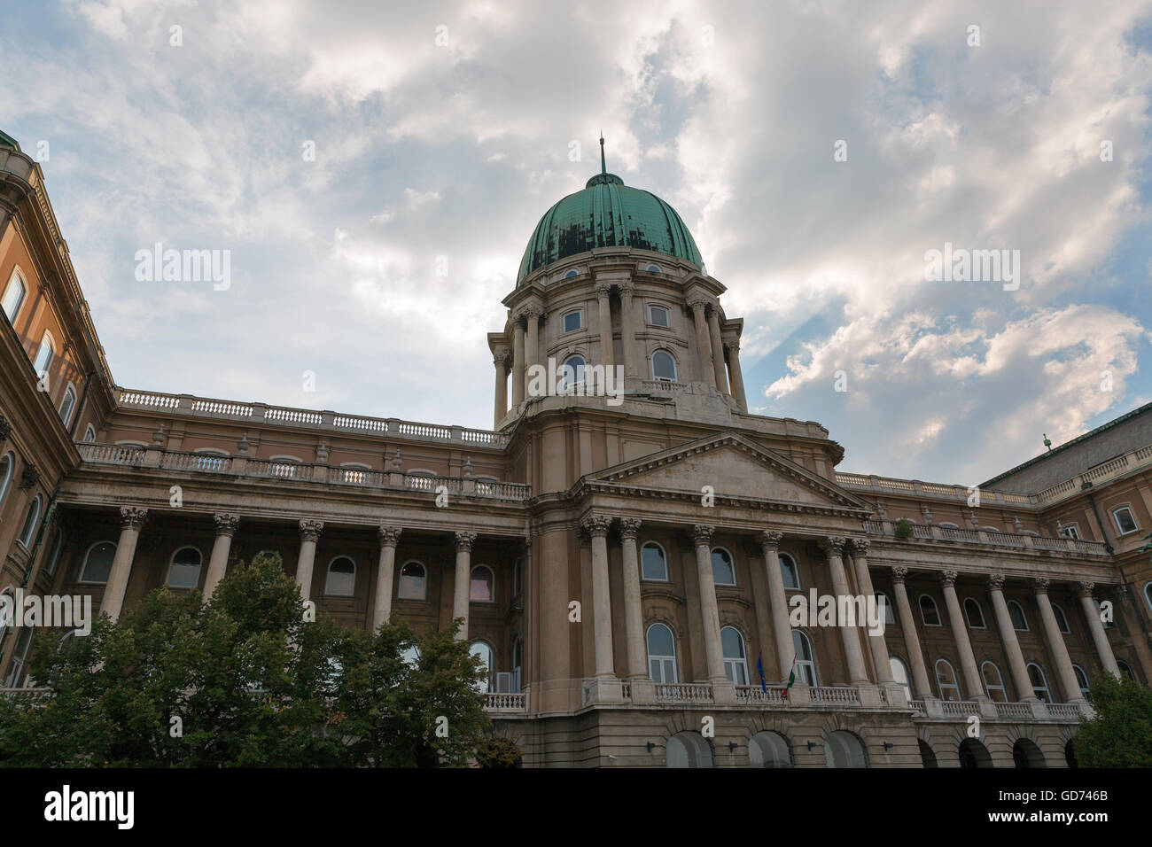 Royal Palace in Buda Castle in Budapest, Hungary Stock Photo - Alamy