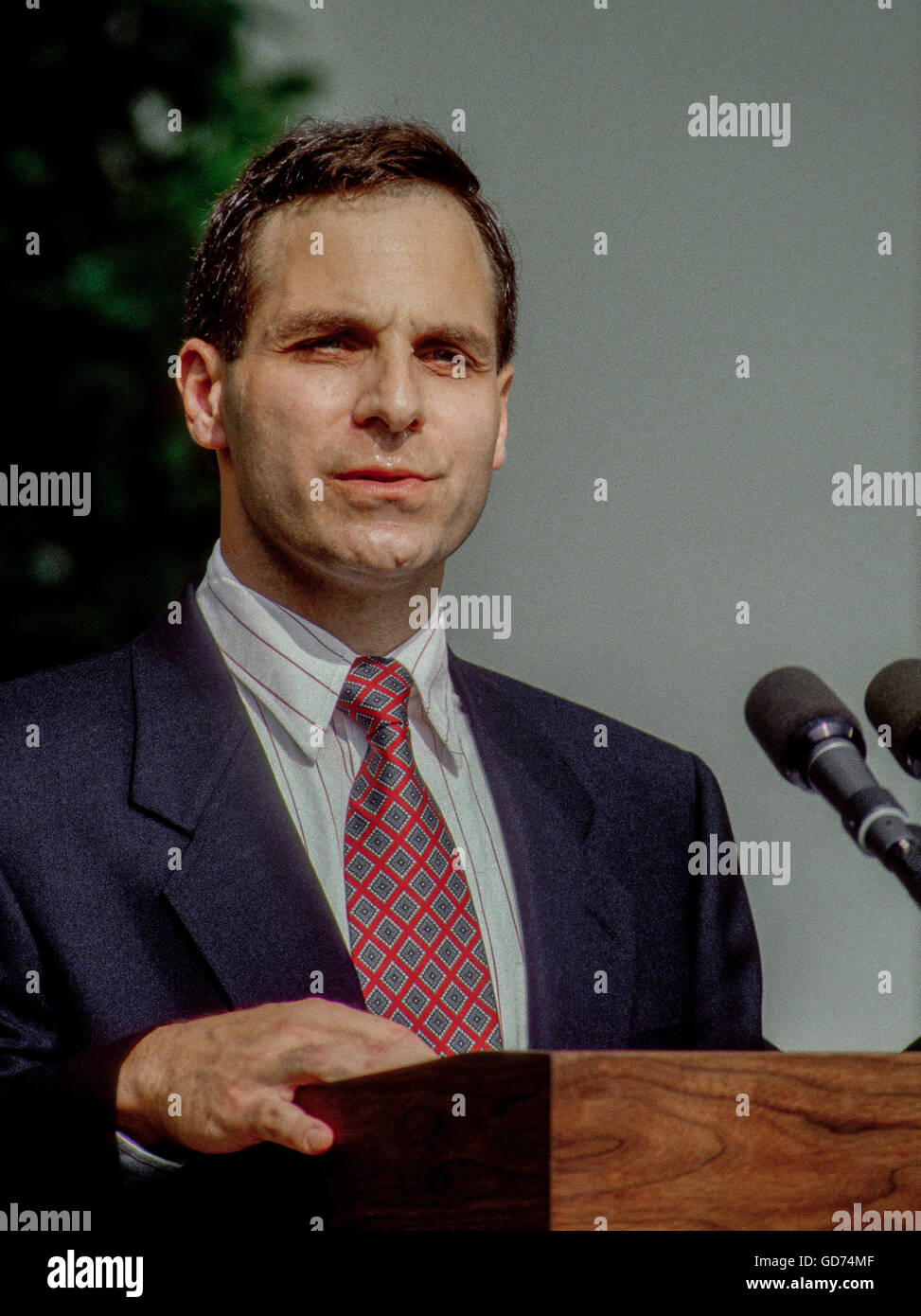 Washington DC USA 20th July 1993 Judge Louis Freeh In The Rose washington-dc-usa-20th-july-1993-judge-louis-freeh-in-the-rose