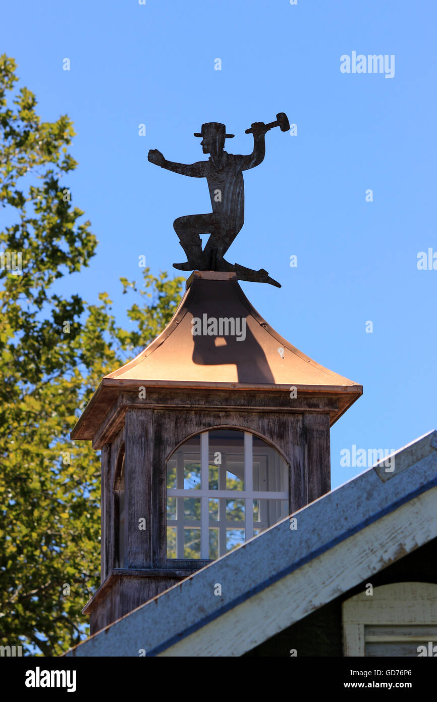 Building Cupola With Metal Roof Ornament Stock Photo
