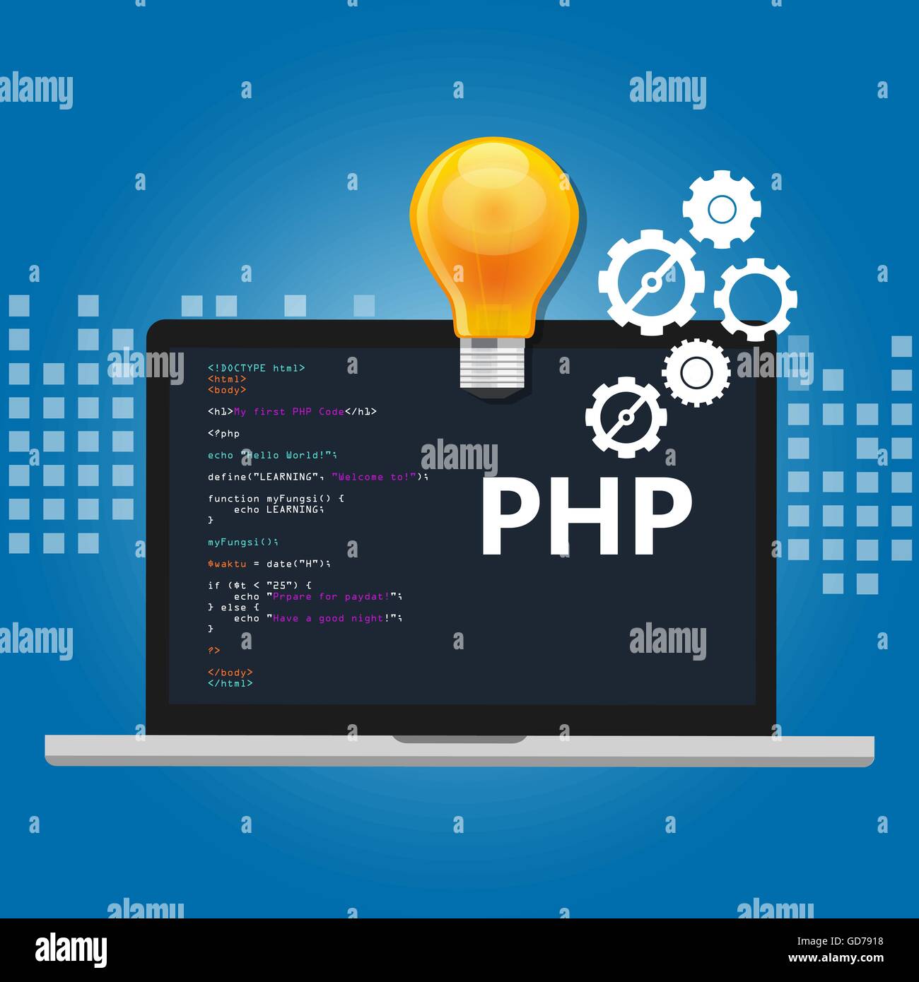 Php background hi-res stock photography and images - Alamy