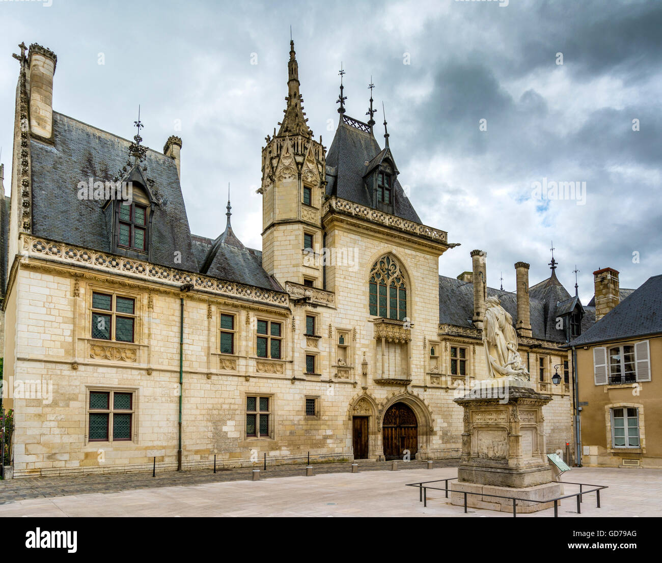 The Jacques Coeur Palace in Bourges, Cher, Berry, France, Europe Stock