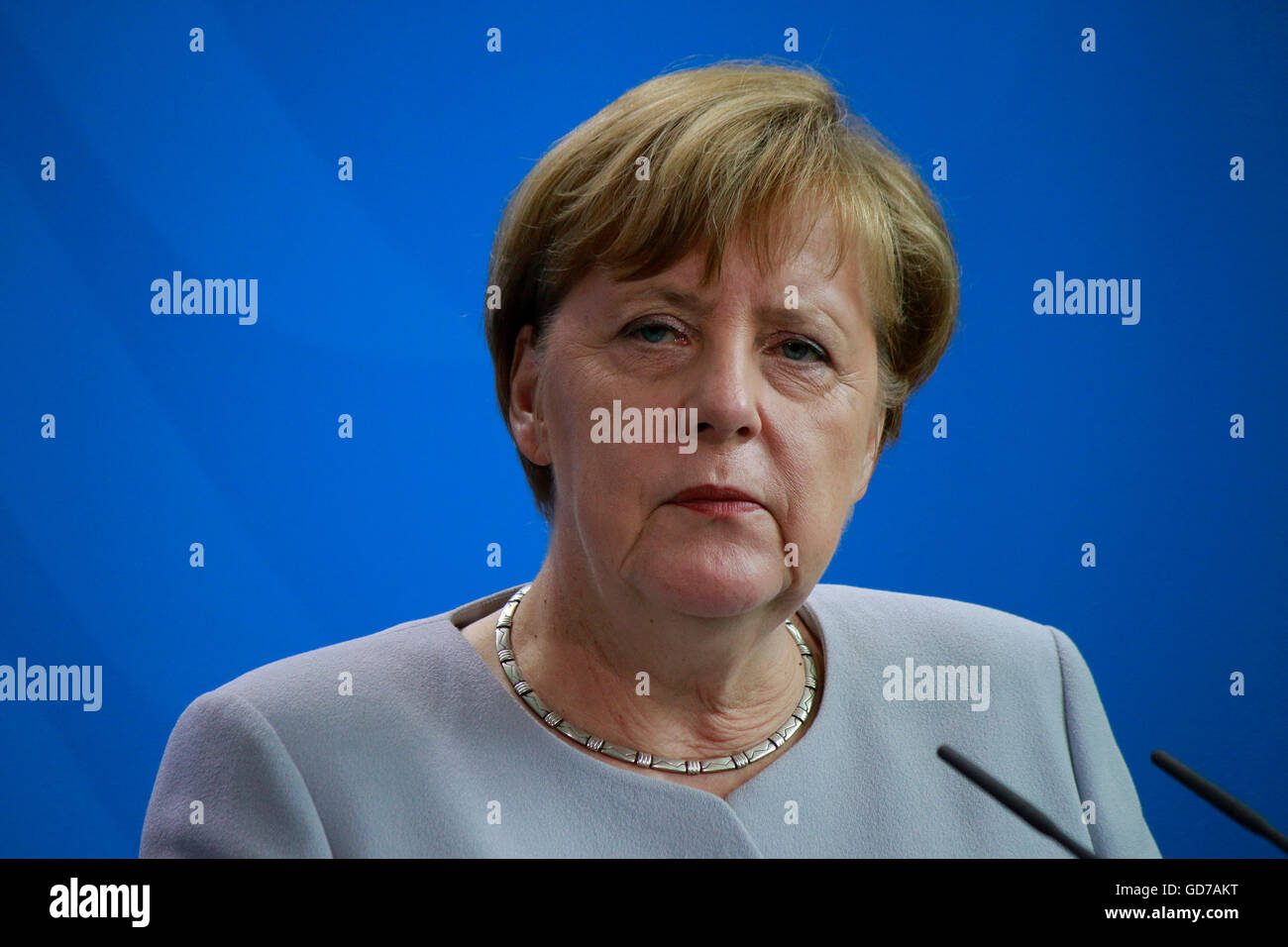 BKin Angela Merkel - Treffen der dt. Bundeskanzlerin mit dem ukrainischen Ministerpraesidenten, Bundeskanzleramt, 27. Juni 2016, Stock Photo