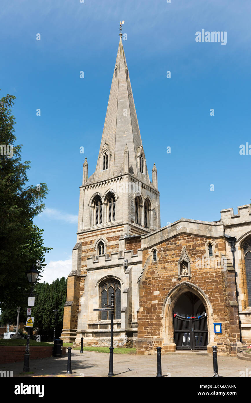 All Hallows Church Wellingborough Northamptonshire UK Stock Photo