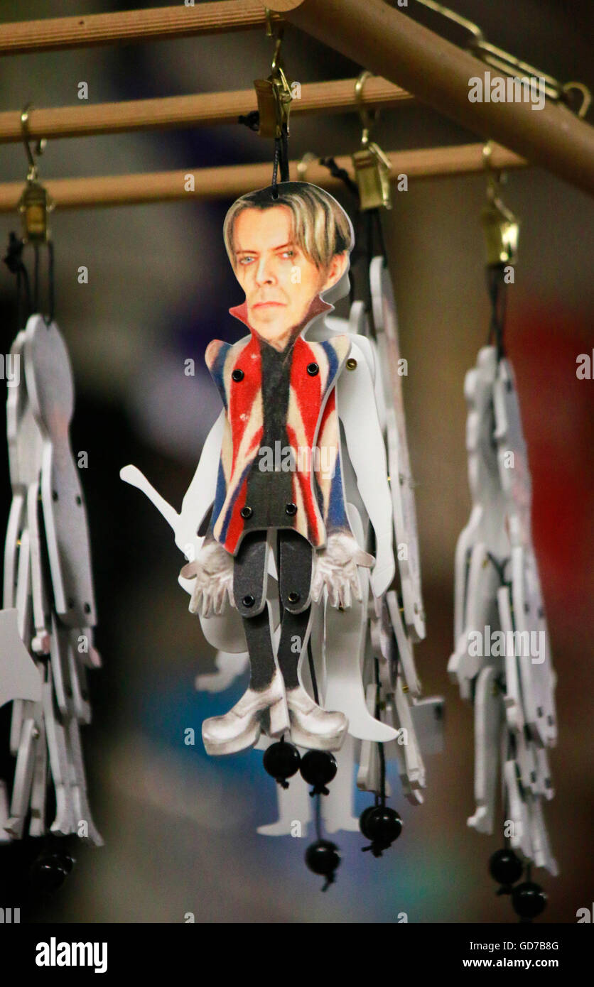 David Bowie - Marionette, Juni 2016, Berlin. Stock Photo