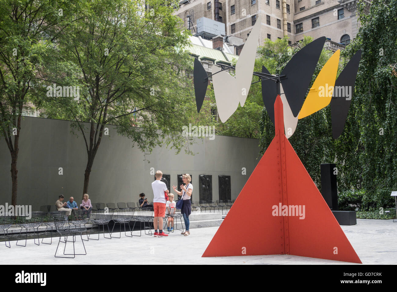 Museum of Modern Art, Abby Aldrich Rockefeller Sculpture Garden, NYC Stock Photo Alamy