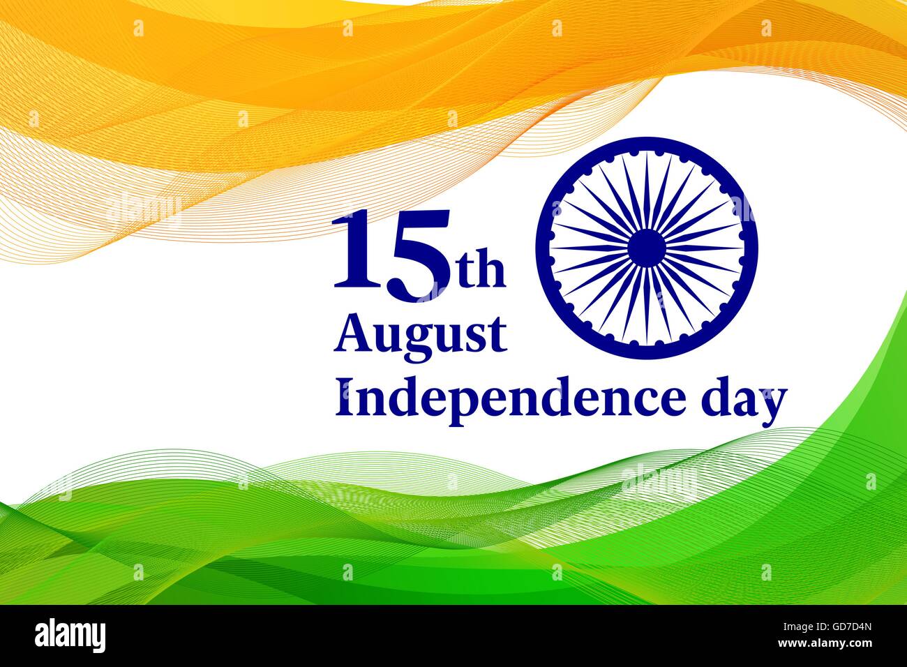 Indian Independence Day concept background with Ashoka wheel Stock ...