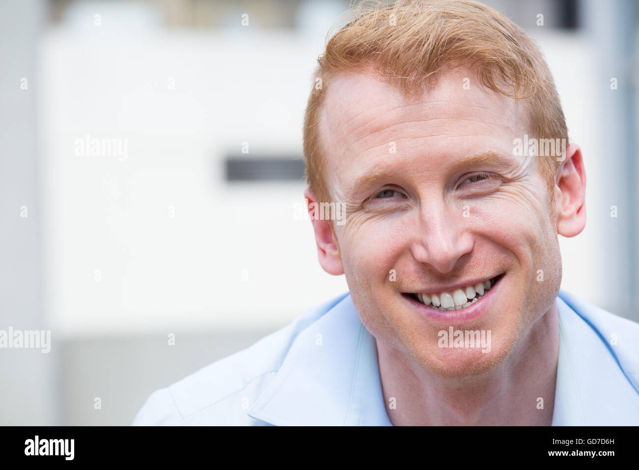 Closeup Headshot Portrait Of Fine Young Man Bright Student Happy