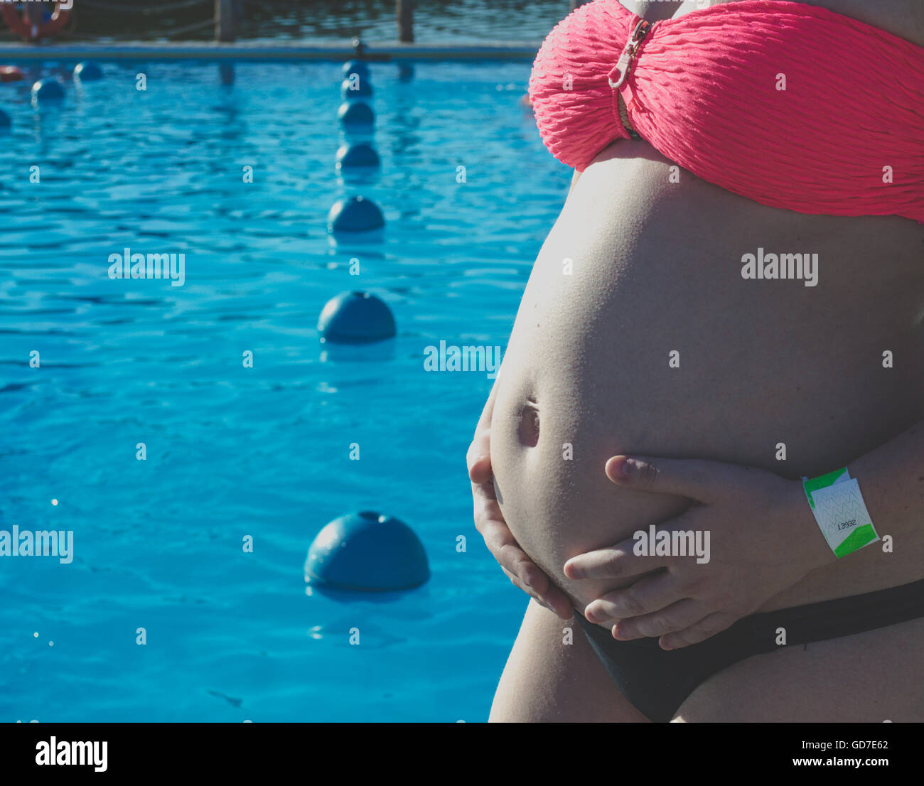 Pregnant swimming pool hires stock photography and images Alamy