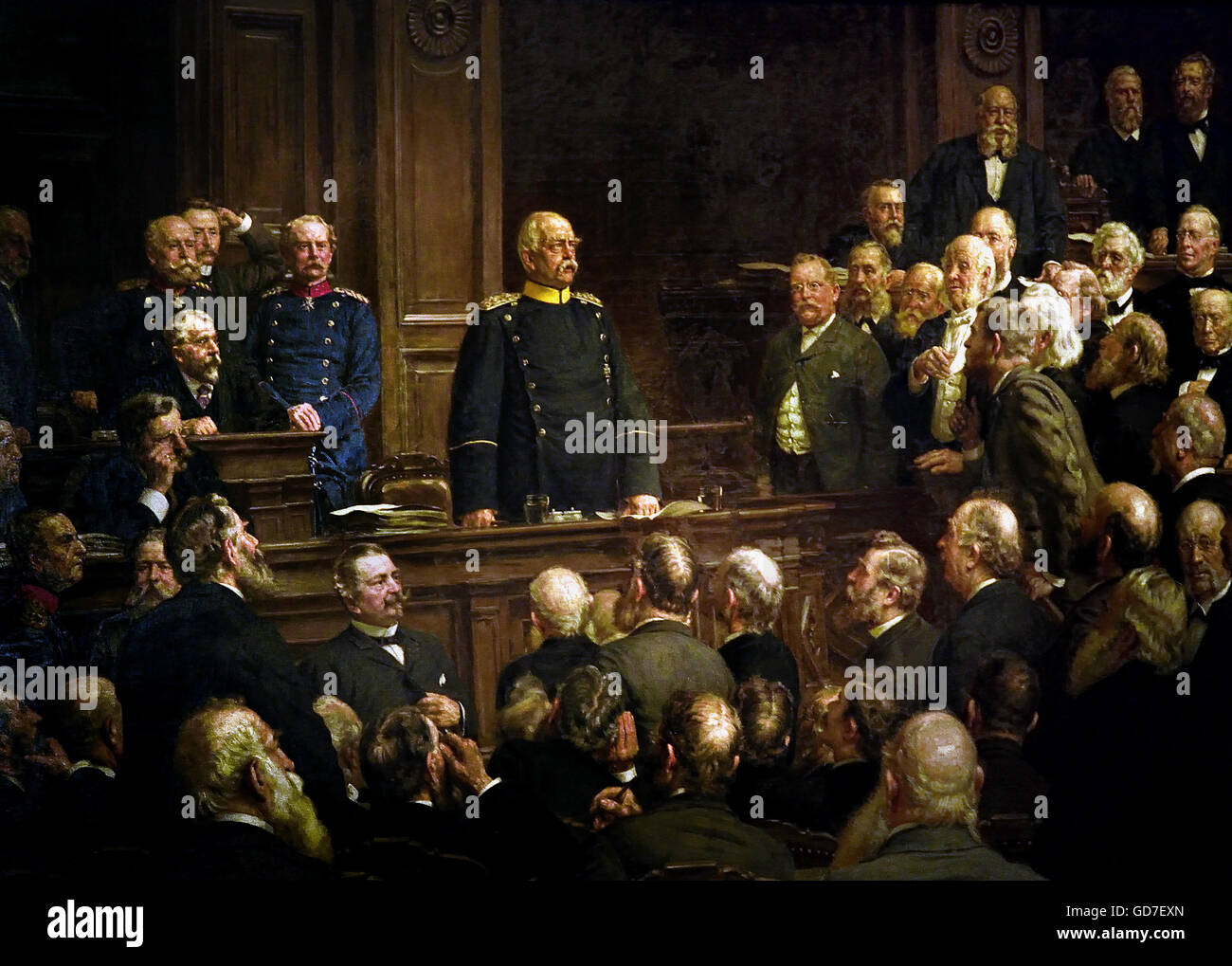 Otto von bismarck reichstag hi-res stock photography and