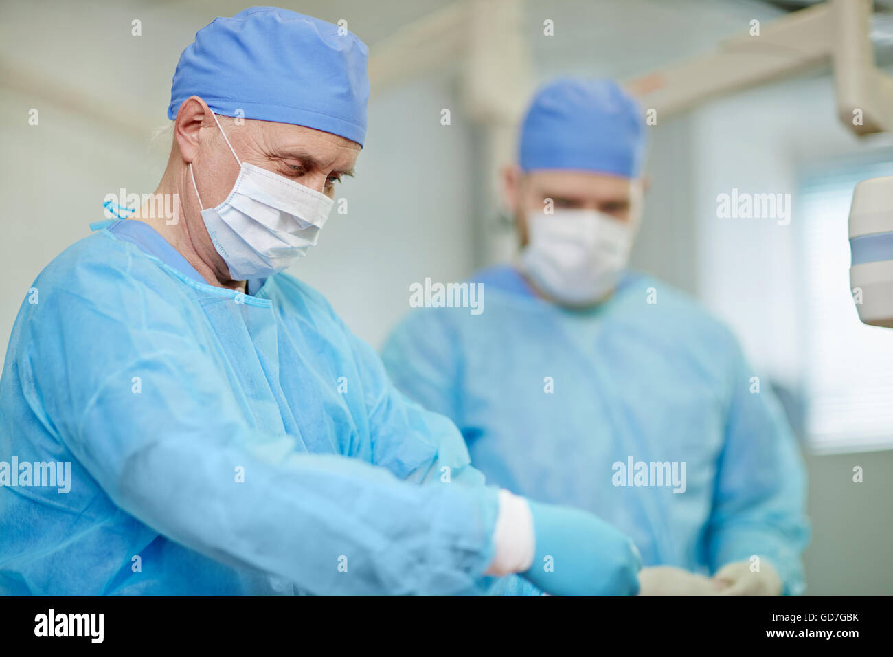 Surgical treatment Stock Photo