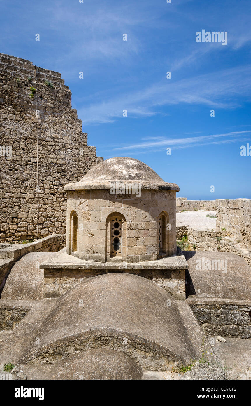 Castle at Kyrenia on the Northern Coast of Cyprus. Stock Photo