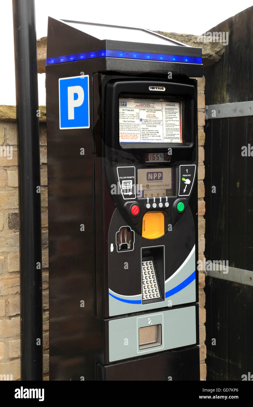 Norfolk Parking Partnership, NPP, car Ticket machine, Kings Lynn ...