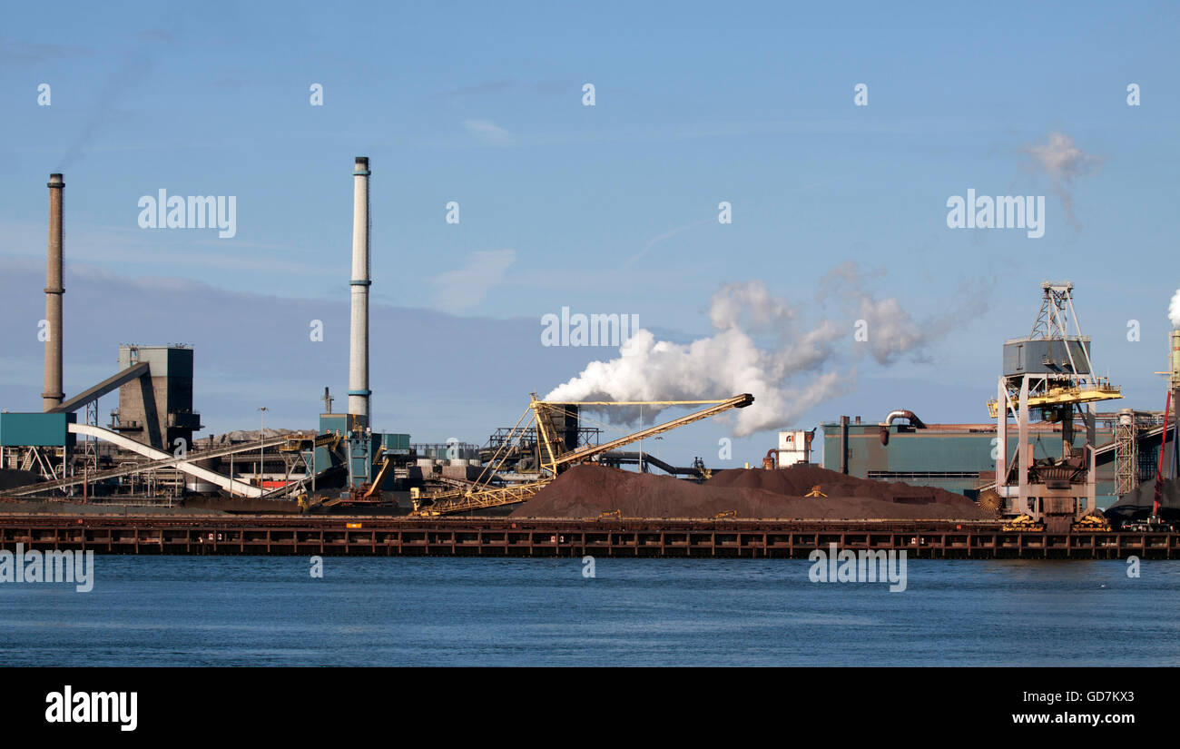 Dutch steel industry Stock Photo