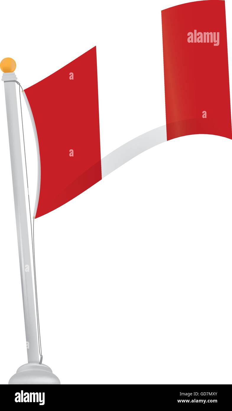 Isolated flag, Vector illustration Stock Vector Image & Art - Alamy